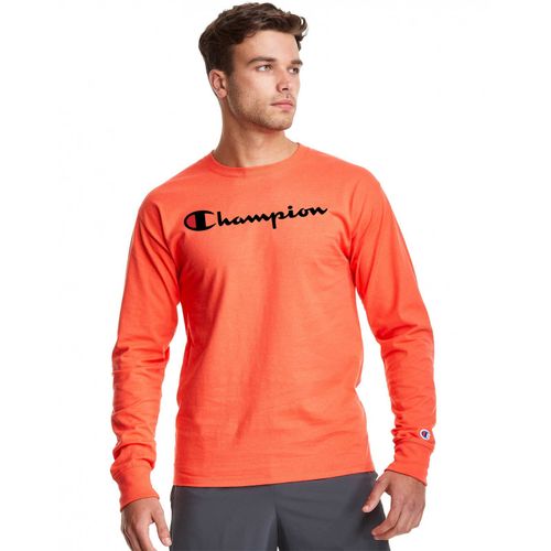 CAMISETA CHAMPION MANGA LONGA SCRIPT LOGO BORDADO T3244B 549465B