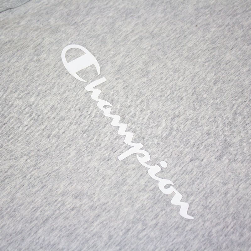 Camiseta Champion Logo Grey Cinza - Compre Agora