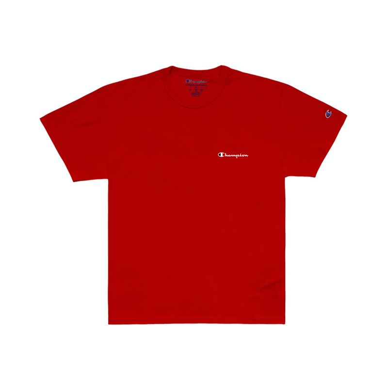 Champion Mens Classic Jersey Script Logo T-Shirt---Brand New