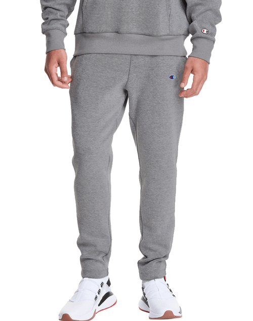 CALÇA CHAMPION DE MOLETOM FELPADO COM ZIPER NA BARRA P2921B 807Q88B