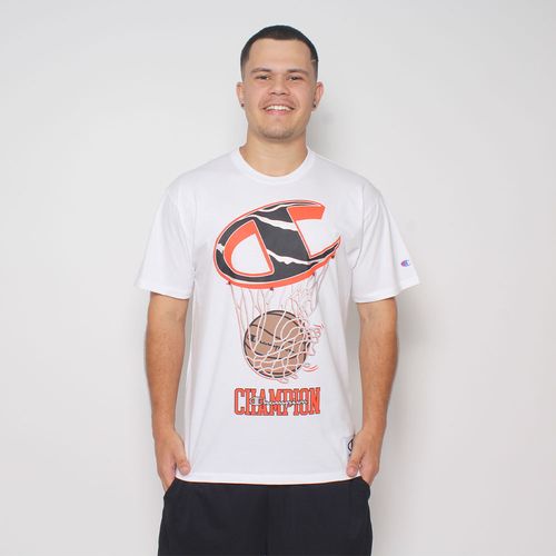 CAMISETA CHAMPION MANGA CURTA BASKETBALL RING GT23B 586JVB