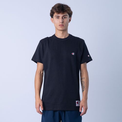 CAMISETA CHAMPION LOGO C BORDADO TECIDO MEIA MALHA GROSSO GT220B Y06145