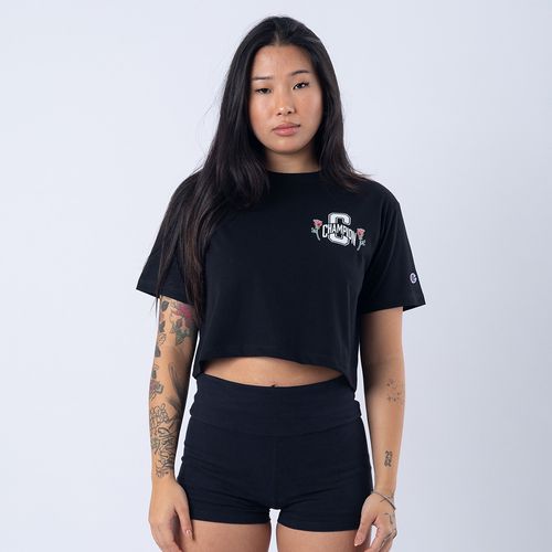 CAMISETA CROPPED CHAMPION TWO ROSES W5950B 5869UB