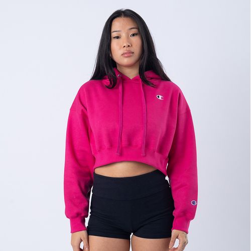 BLUSA MOLETOM CHAMPION CANGURU CROPPED LOGO C EMBROIDERY WL3153B 549302
