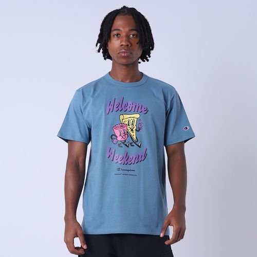 CAMISETA CHAMPION WELCOME WEEKEND PIZZA GT220B 125WWP