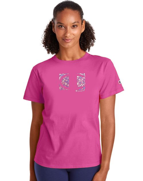 CAMISETA CHAMPION  FEMININA BIG C STARS INK GT18B 586922