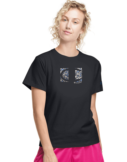 CAMISETA CHAMPION  FEMININA BIG C STARS INK GT18B 586922