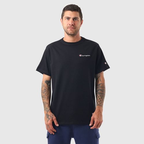 CAMISETA CHAMPION MINI SCRIPT BORDADO TECIDO MEIA MALHA GROSSO GT220B Y06819