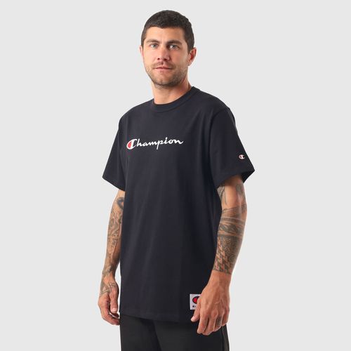 CAMISETA CHAMPION LOGO BORD LIFE TECIDO MEIA MALHA GROSSO GT220B Y08069B