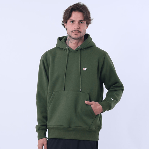 BLUSA MOLETOM CHAMPION CANGURU LOGO GF310B Y06145