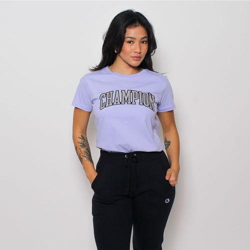 CAMISETA CHAMPION FEM LEV MC AUTH COLLEGE GT18B 124140