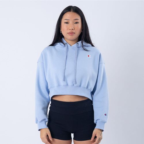 MOLETOM CHAMPION FEMININO CROPPED LOGO C BORDADO WL3153B 549302