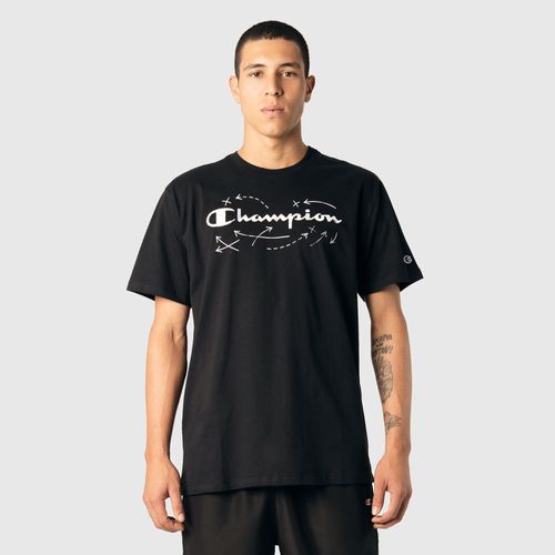CAMISETA CHAMPION MC CHALKBOARD GT23B BK0003
