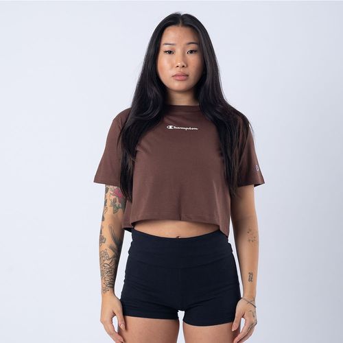 CAMISETA CROPPED CHAMPION MINI SCRIPT W5950B Y08160