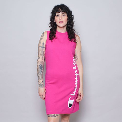 VESTIDO CHAMPION SCRIPT VERTICAL SILK V1001BL MN