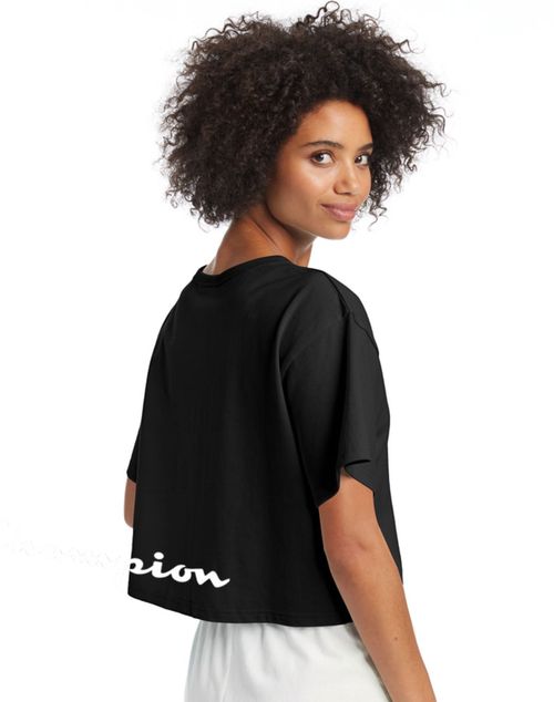 CAMISETA CROPPED CHAMPION SCRIPT AROUND WL956G 550340