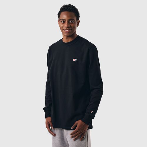 CAMISETA CHAMPION MANGA LONGA LOGO BORDADO T3244B Y06145