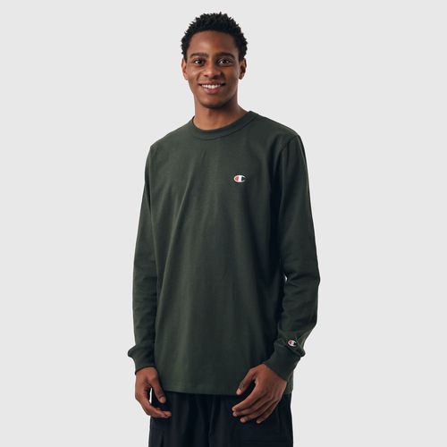 CAMISETA CHAMPION MANGA LONGA LOGO BORDADO T3244B Y06145