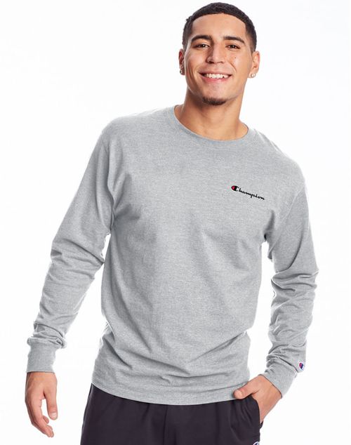 CAMISETA CHAMPION MANGA LONGA MINI SCRIPT LOGO INK GT78B Y08160B