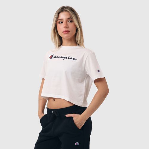 CAMISETA CHAMPION CROPPED CLASSIC SCRIPT W5950B 570757