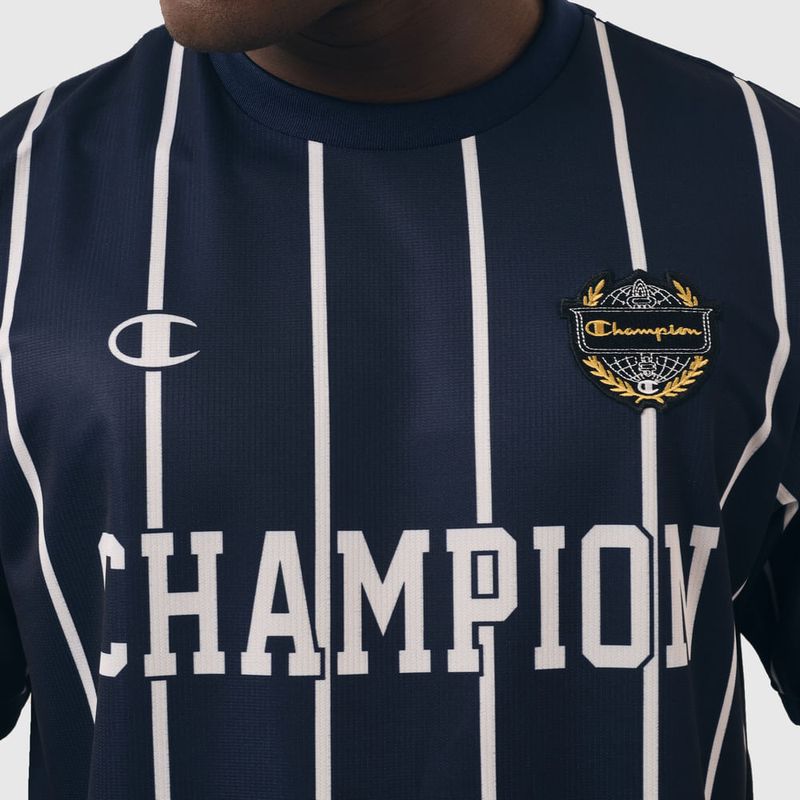 シャツ 70s Champion LAKELAND Hi Neck CAMISA JERSEY CHAMPION LIFE FOOTBAL VINTAGE STRIPES