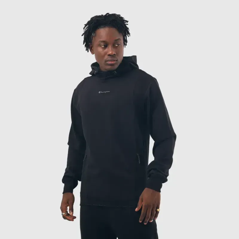 MOLETOM CHAMPION ACTIVE WMNS TECH HOODIE MINI SCRIPT LOGO-1782253776919
