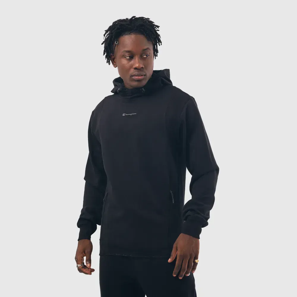 MOLETOM CHAMPION ACTIVE WMNS TECH HOODIE MINI SCRIPT LOGO-1782253776919