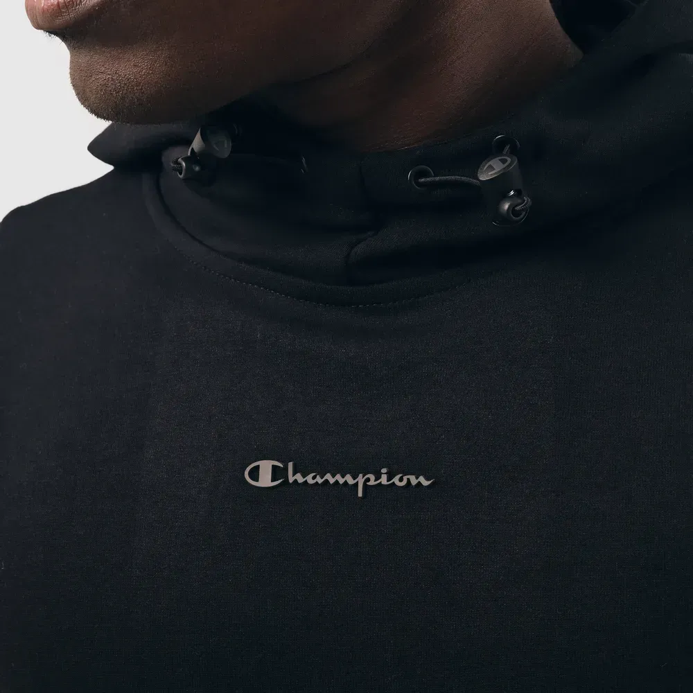 MOLETOM CHAMPION ACTIVE WMNS TECH HOODIE MINI SCRIPT LOGO-1782253908273