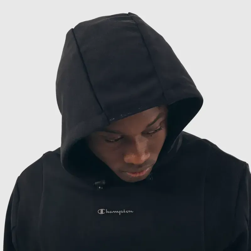 MOLETOM CHAMPION ACTIVE WMNS TECH HOODIE MINI SCRIPT LOGO-1782253942745